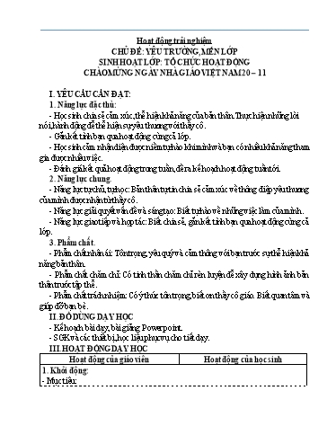 Giáo án các môn Lớp 4 - Tuần 13 - Năm học 2023-2024 - Phan Thị Hương