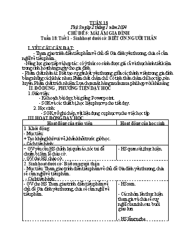Giáo án các môn Lớp 4 - Tuần 18 - Năm học 2023-2024 - Phan Thị Hương