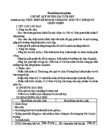 Giáo án các môn Lớp 4 - Tuần 32 - Năm học 2023-2024 - Phan Thị Hương