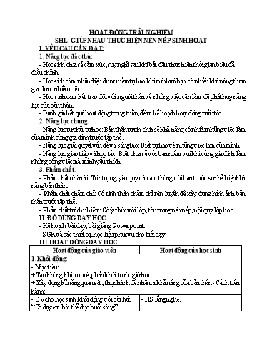 Giáo án các môn Lớp 4 - Tuần 6 - Năm học 2023-2024 - Phan Thị Hương