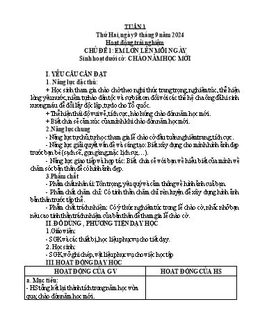 Giáo án các môn Lớp 5 - Tuần 1 - Năm học 2024-2025 - Nguyễn Thị Thanh Thủy