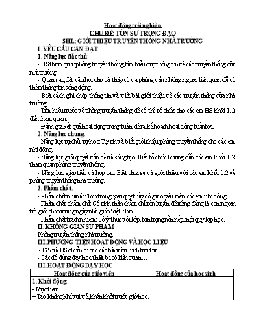Giáo án các môn Lớp 5 - Tuần 10 - Năm học 2024-2025 - Phan Thị Hương