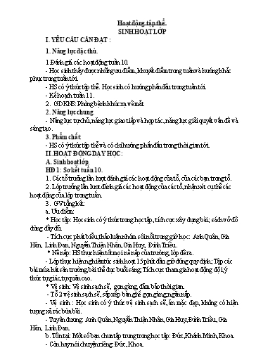 Giáo án các môn Lớp 5 - Tuần 11 - Năm học 2023-2024 - Nguyễn Thị Thanh Thủy