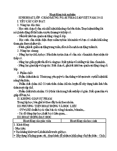 Giáo án các môn Lớp 5 - Tuần 13 - Năm học 2024-2025 - Nguyễn Thị Hồng Thắm