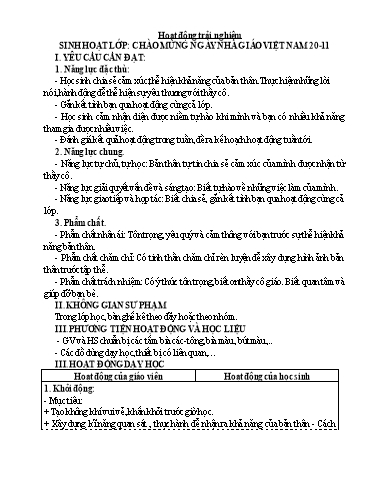 Giáo án các môn Lớp 5 - Tuần 13 - Năm học 2024-2025 - Nguyễn Thị Thanh Thủy