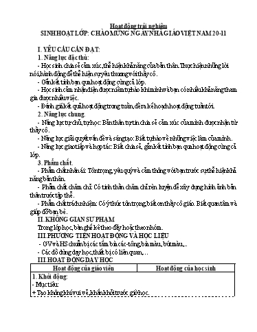 Giáo án các môn Lớp 5 - Tuần 13 - Năm học 2024-2025 - Phan Thị Hiền
