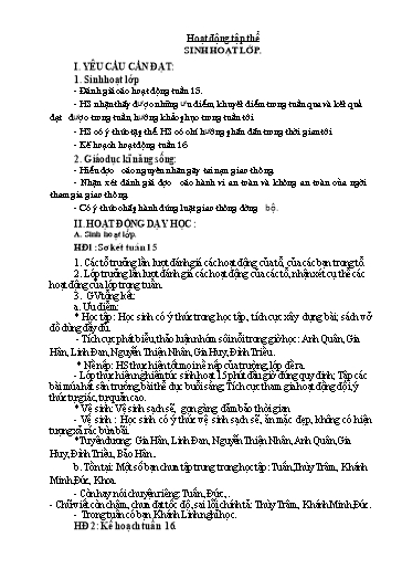 Giáo án các môn Lớp 5 - Tuần 16 - Năm học 2023-2024 - Nguyễn Thị Thanh Thủy