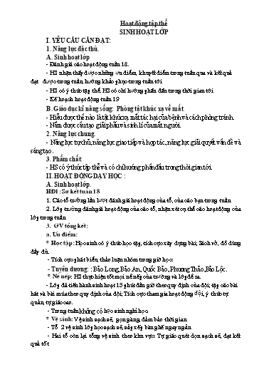 Giáo án các môn Lớp 5 - Tuần 19 - Năm học 2023-2024 - Phan Thị Hiền