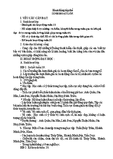 Giáo án các môn Lớp 5 - Tuần 20 - Năm học 2023-2024 - Nguyễn Thị Thanh Thủy