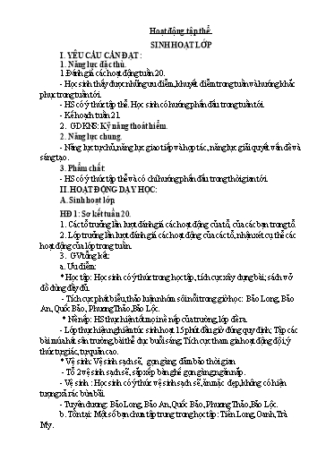 Giáo án các môn Lớp 5 - Tuần 21 - Năm học 2023-2024 - Phan Thị Hiền
