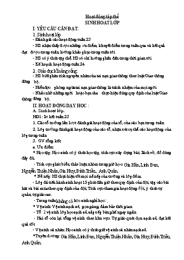 Giáo án các môn Lớp 5 - Tuần 24 - Năm học 2023-2024 - Nguyễn Thị Thanh Thủy