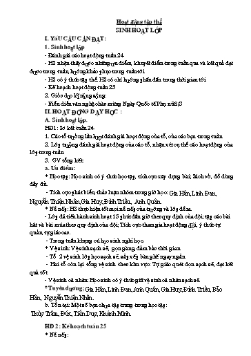 Giáo án các môn Lớp 5 - Tuần 25 - Năm học 2023-2024 - Nguyễn Thị Thanh Thủy