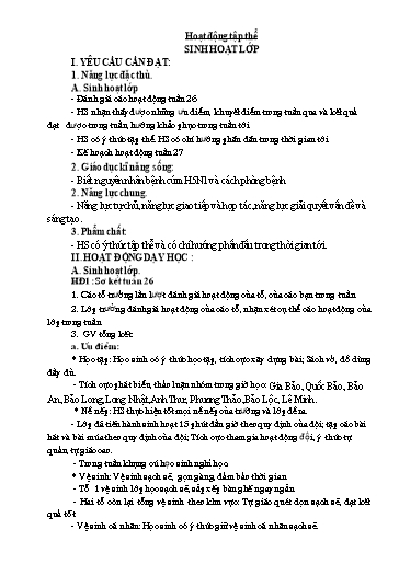 Giáo án các môn Lớp 5 - Tuần 27 - Năm học 2023-2024 - Phan Thị Hiền