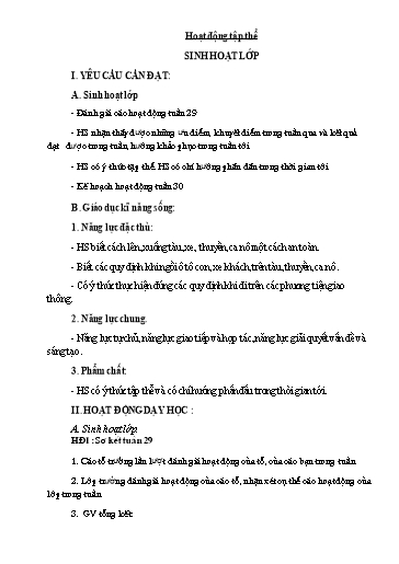 Giáo án các môn Lớp 5 - Tuần 30 - Năm học 2023-2024 - Nguyễn Thị Thanh Thủy