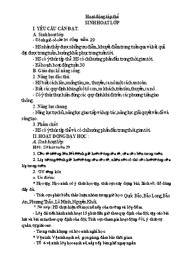 Giáo án các môn Lớp 5 - Tuần 30 - Năm học 2023-2024 - Phan Thị Hiền