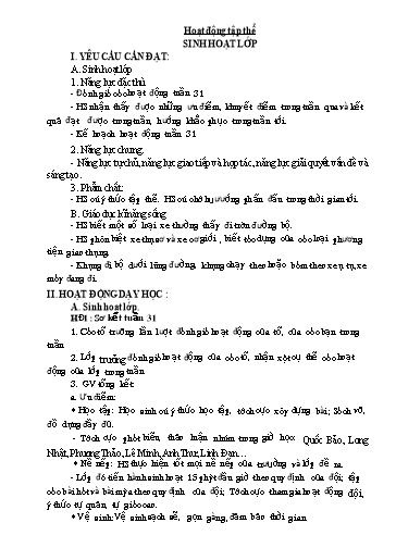 Giáo án các môn Lớp 5 - Tuần 32 - Năm học 2023-2024 - Phan Thị Hiền
