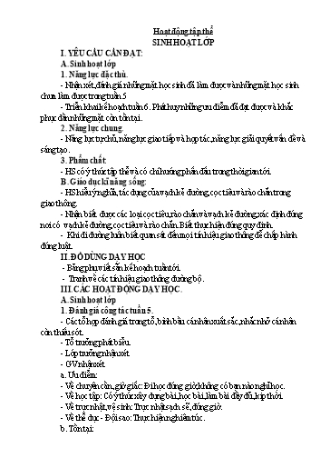 Giáo án các môn Lớp 5 - Tuần 6 - Năm học 2023-2024 - Nguyễn Thị Thanh Thủy