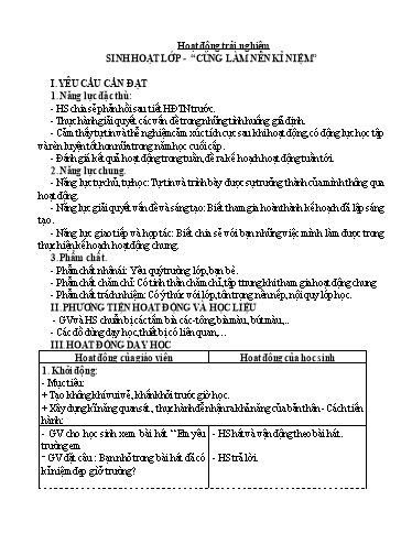 Giáo án các môn Lớp 5 - Tuần 9 - Năm học 2024-2025 - Phan Thị Hương
